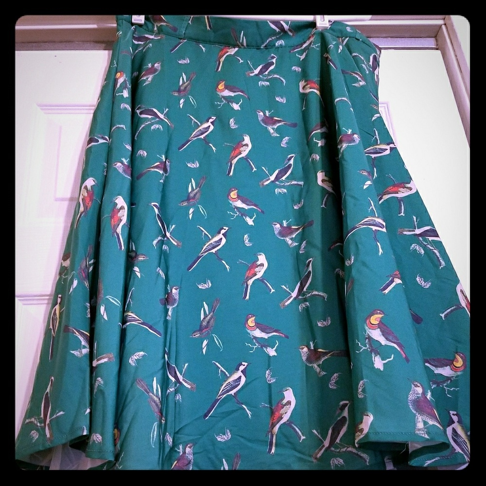 ModCloth Bird Skirt
